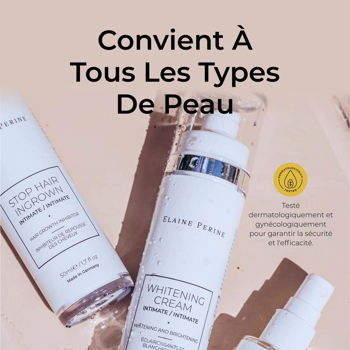 Crème éclaircissante parties intimes - 50ml