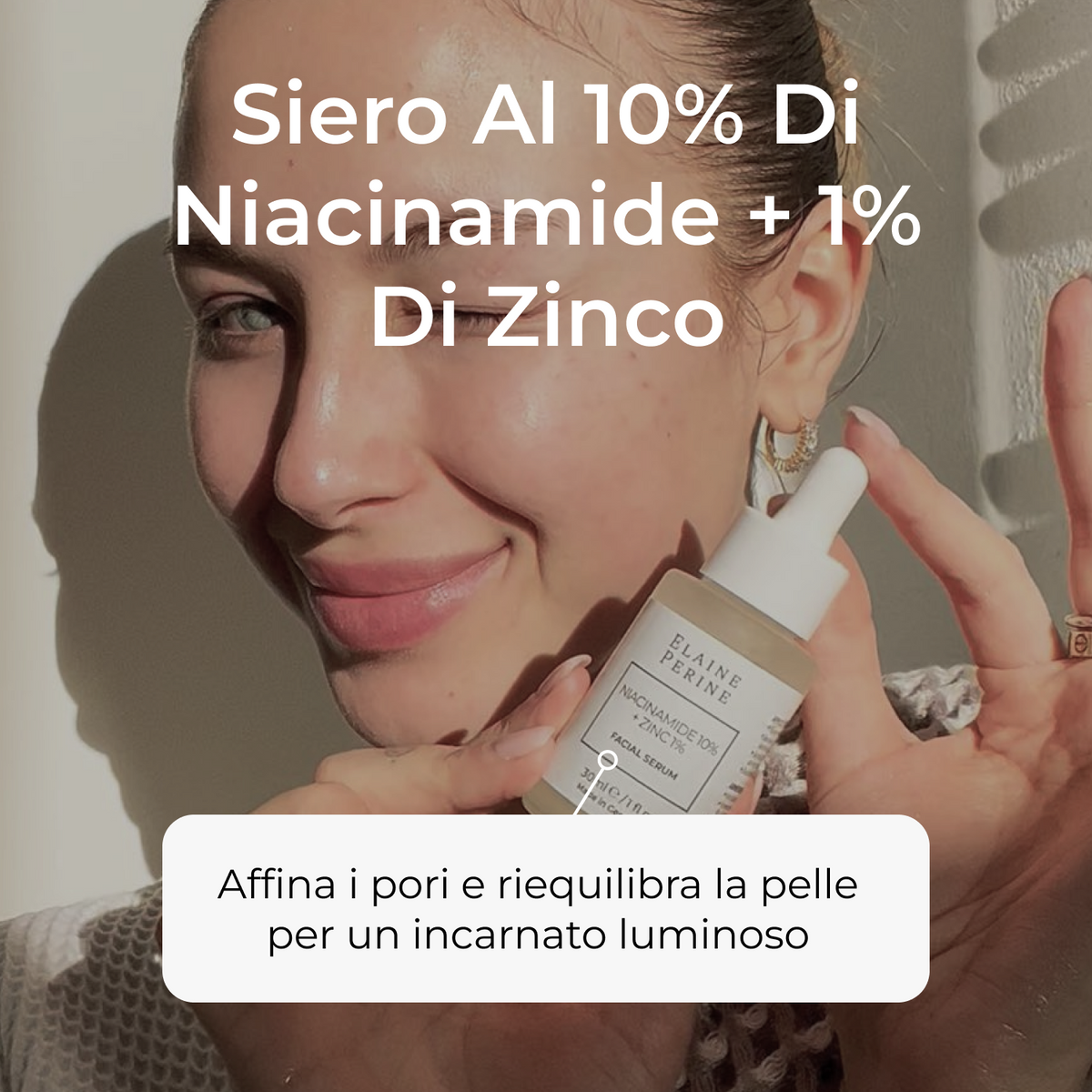 Niacinamide 10% + Zinco 1% Siero Viso