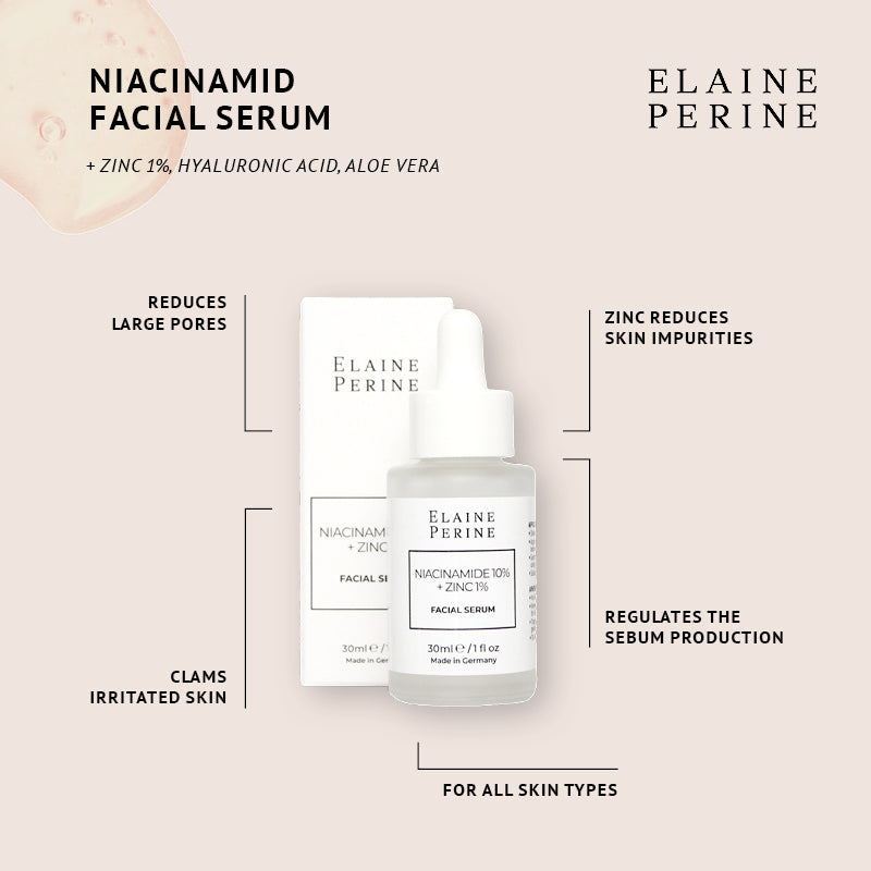 Niacinamide 10% + Zinco 1% Siero Viso