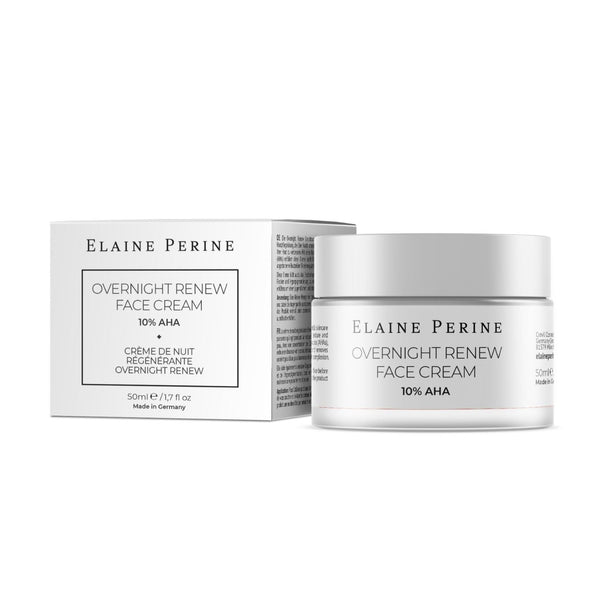 OVERNIGHT RENEW CREAM 10% AHA ✓ 100% Vegan | ELAINE PERINE