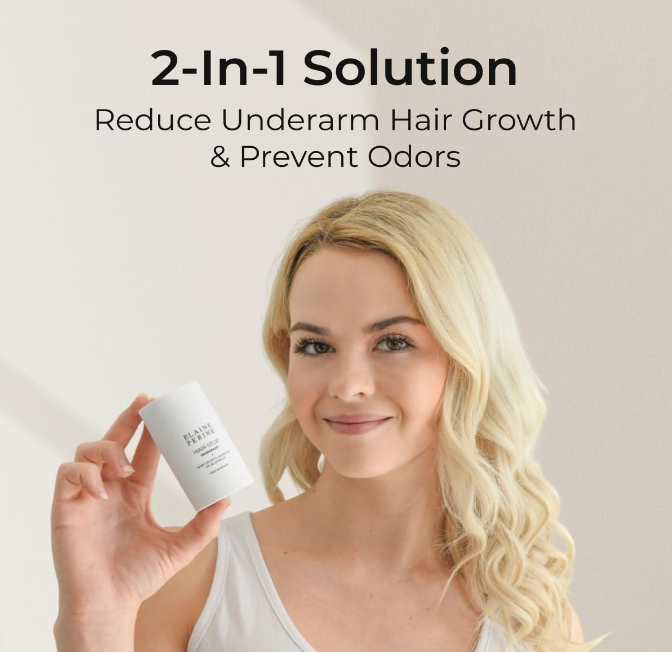Desodorante Hair Growth Stop - Vegano y 0% Aluminio 1.07oz