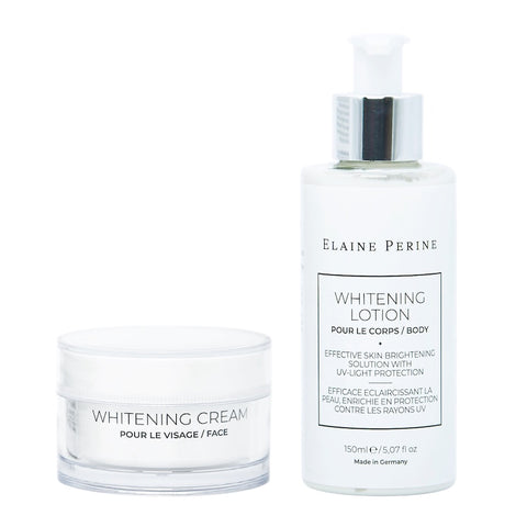 Gesicht & Körper WHITENING Creme - Set