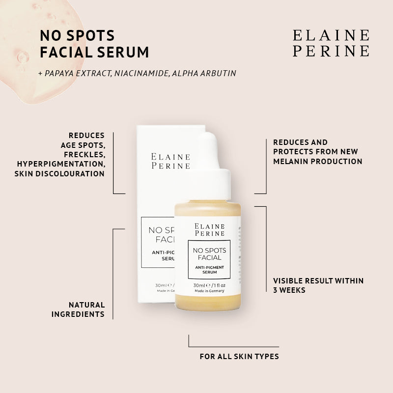 Anti-Pigment Spots Serum 1oz - 100% VEGAN – ELAINE PERINE®